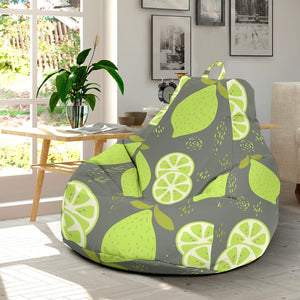 Lime Pattern Theme Bean Bag Cover