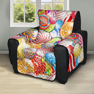 Candy Lollipop Pattern Recliner Cover Protector