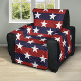 USA Star Pattern Background Recliner Cover Protector