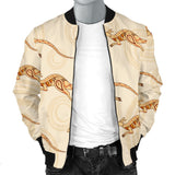 Kangaroo Aboriginal Pattern Background Men Bomber Jacket