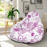 Orchid Pattern Bean Bag Cover