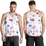 USA Star Pattern Men Tank Top