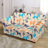 Cute Horse Pattern Loveseat Couch Slipcover