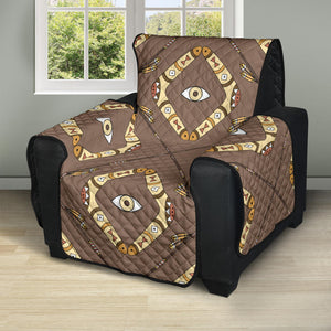 Traditional Boomerang Aboriginal Pattern Recliner Cover Protector