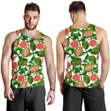 Guava Leaves Pattern Men Tank Top