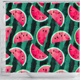 Watermelon Pattern Shower Curtain Fulfilled In US