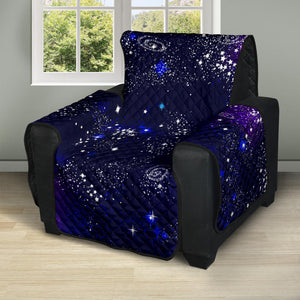 Space Galaxy Pattern Recliner Cover Protector