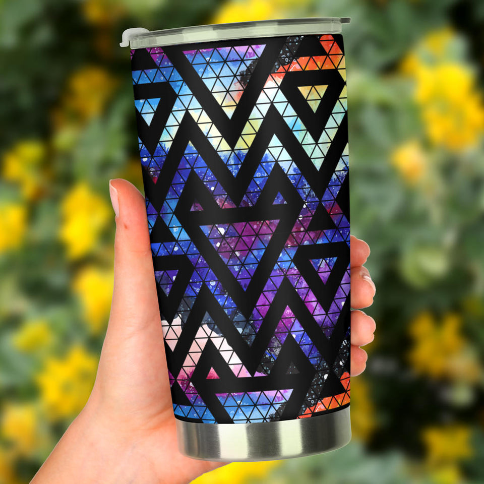 Space Colorful Tribal Galaxy Pattern Tumbler