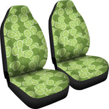 Lime Pattern Background Universal Fit Car Seat Covers