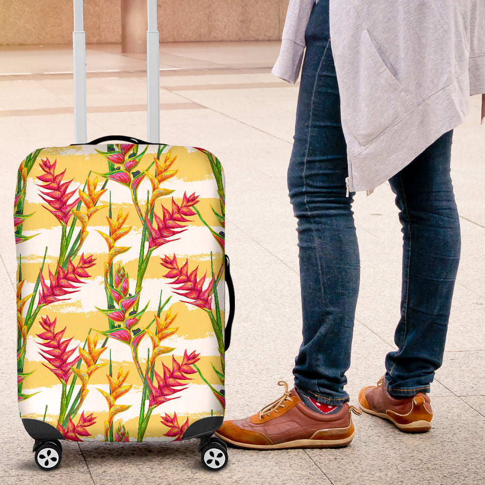 Heliconia Pattern Luggage CoverHeliconia Pattern Luggage Coverss