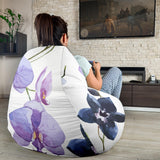 Orchid Pattern Background Bean Bag Cover