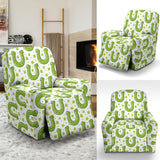 Horseshoes Pattern Print Design 02 Recliner Chair Slipcover