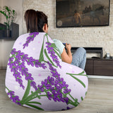 Lavender Pattern Bean Bag Cover