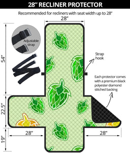 Hop Graphic Decorative Pattern Recliner Cover Protector