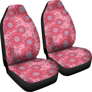 Indian Pnk Pattern Universal Fit Car Seat Covers