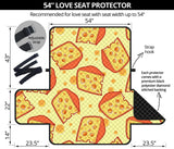 Cheese Pattern Loveseat Couch Cover Protector