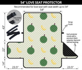 Durian Pattern Theme Loveseat Couch Cover Protector