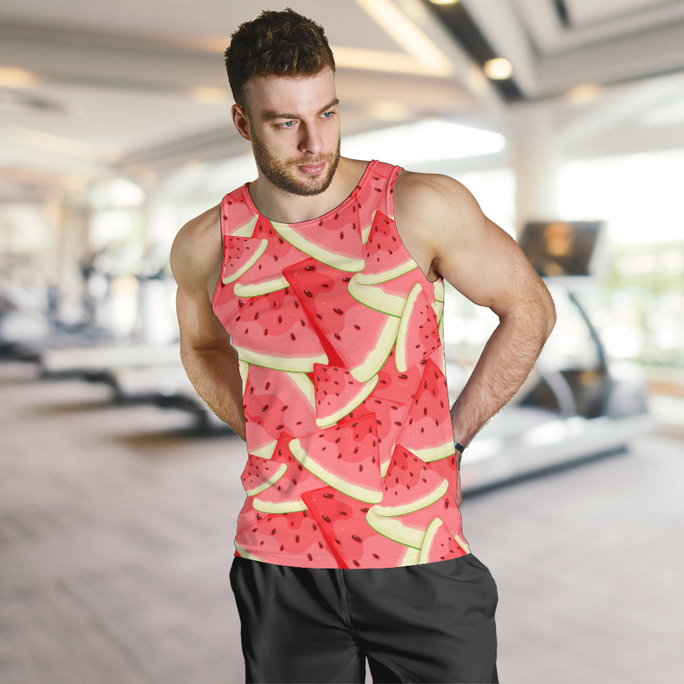 Watermelon Pattern Background Men Tank Top