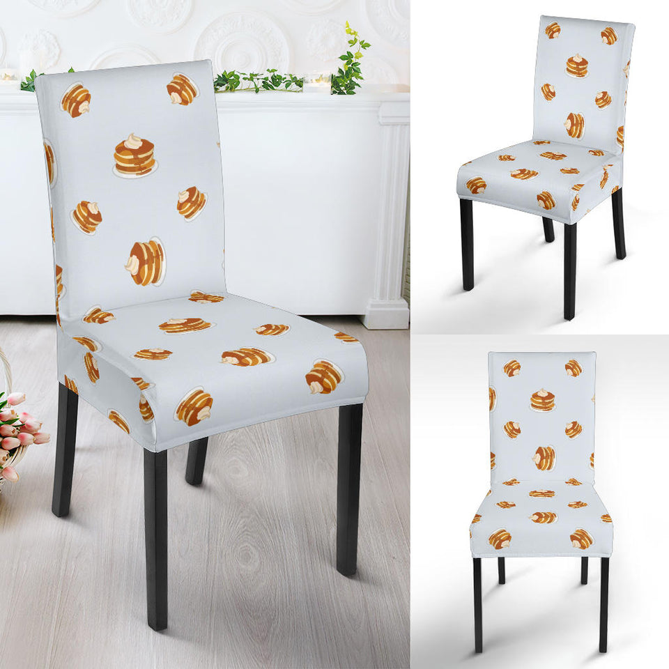 Pancake Pattern Print Design 03 Dining Chair Slipcover