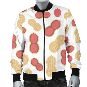 Peanut Theme Pattern Men Bomber Jacket