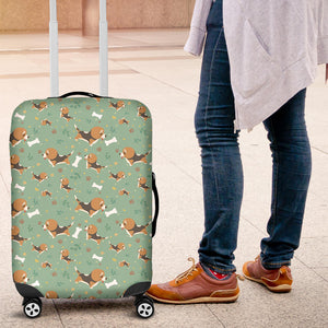 Beagle Bone Pattern Luggage Covers