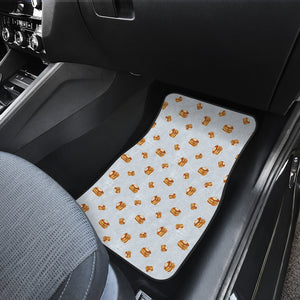 Pancake Pattern Print Design 03 Front Car Mats