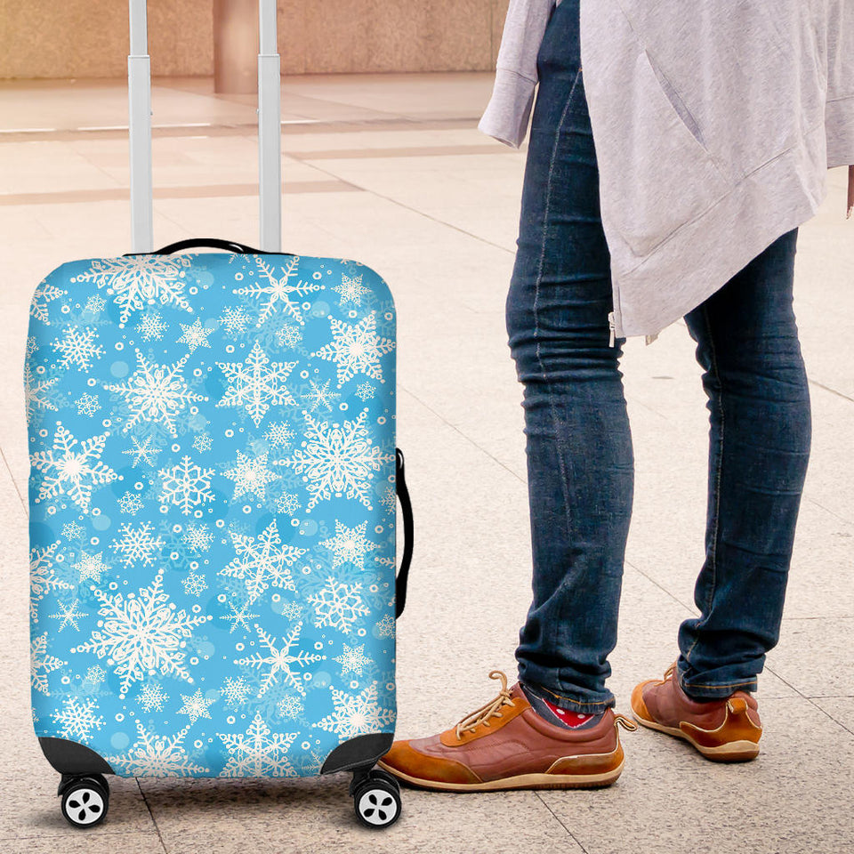 Snowflake Pattern Luggage Covers