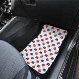 Hamburger Pattern Print Design 04 Front Car Mats