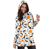 Halloween Pattern Women Hoodie Dress