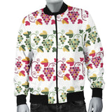 Grape Grahpic Decorative Pattern Men Bomber Jacket