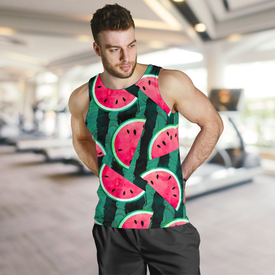 Watermelon Pattern Men Tank Top