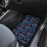 Peacock Feather Pattern Front Car Mats