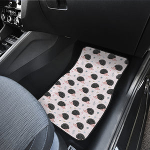 Hedgehog Pattern Print Design 04 Front Car Mats