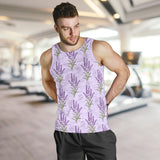 Lavender Pattern Background Men Tank Top