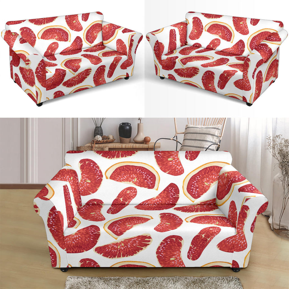 Grapefruit Pattern Loveseat Couch Slipcover