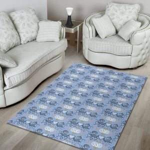 Octopus Heart Pattern Area Rug