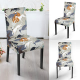 Greyhound Pattern Print Design 04 Dining Chair Slipcover