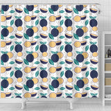 Passion Fruit Pattern Shower Curtain Fulfilled In US