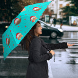 Shiba Inu Japanese Hat Pattern Umbrella