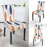 Surfboard Pattern Print Design 04 Dining Chair Slipcover