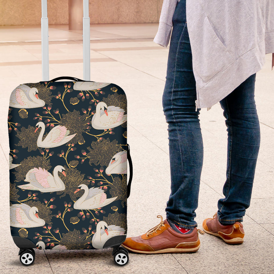 Swan Pattern Luggage Covers