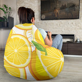 Lemon Pattern Background Bean Bag Cover