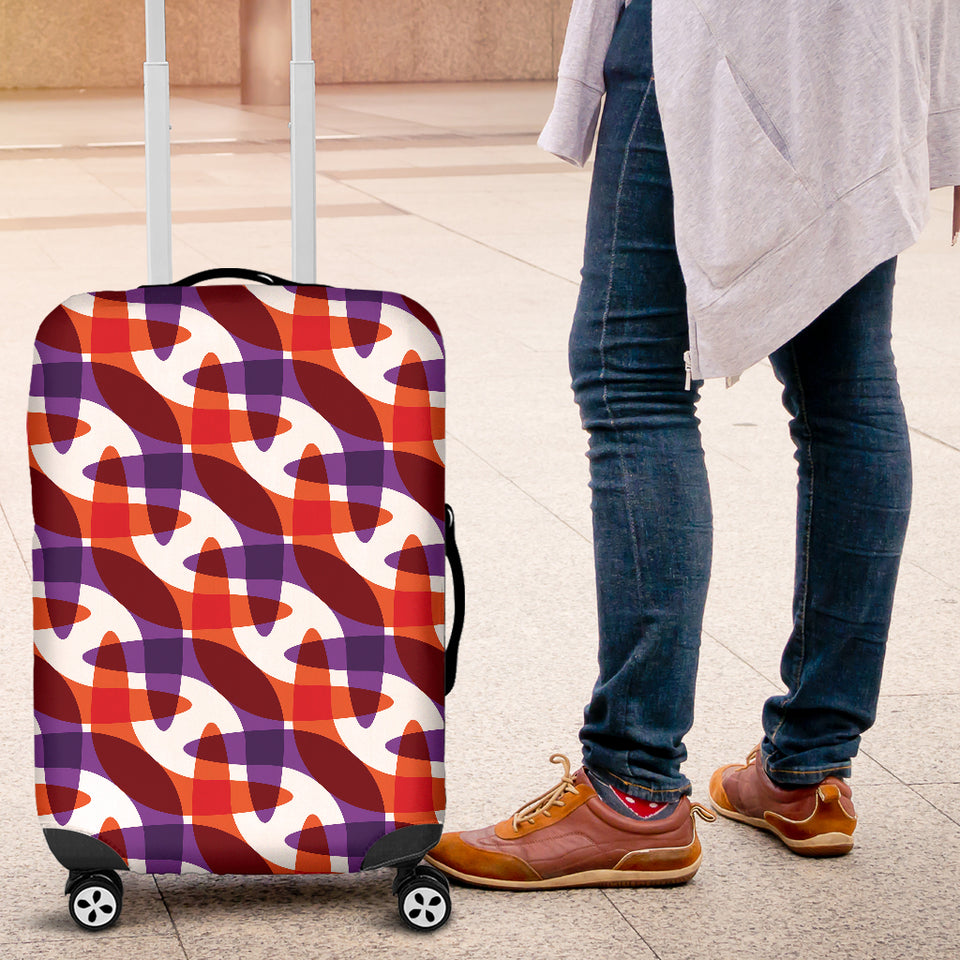 Boomerang Pattern Background Luggage Covers