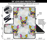 Chihuahua Pattern Loveseat Couch Cover Protector