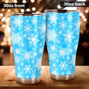 Snowflake Pattern Tumbler