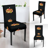 Sandwich Pattern Print Design 03 Dining Chair Slipcover