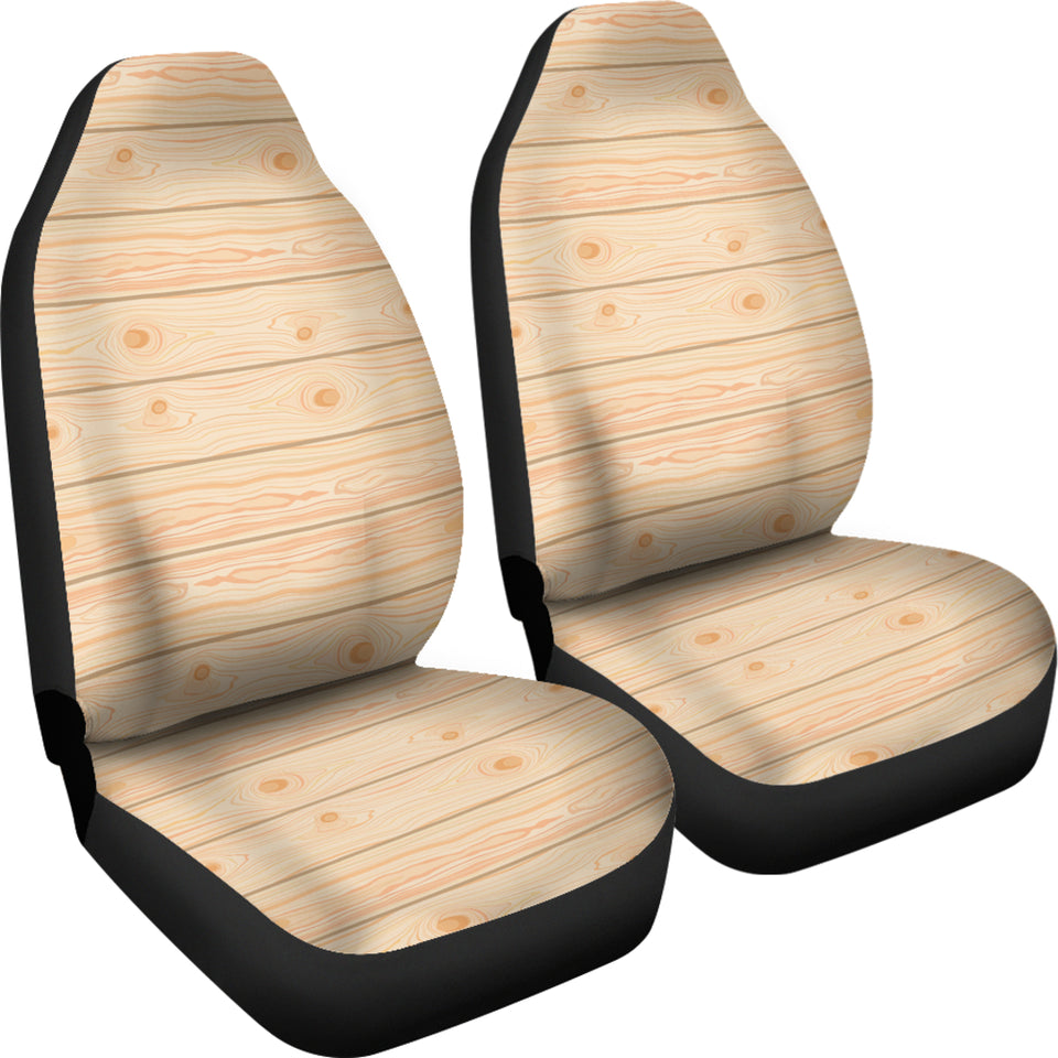 Wood Printed Pattern Print Design 05 Universal Fit Car Seat Covers