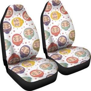 Daruma Dot Pattern Universal Fit Car Seat Covers