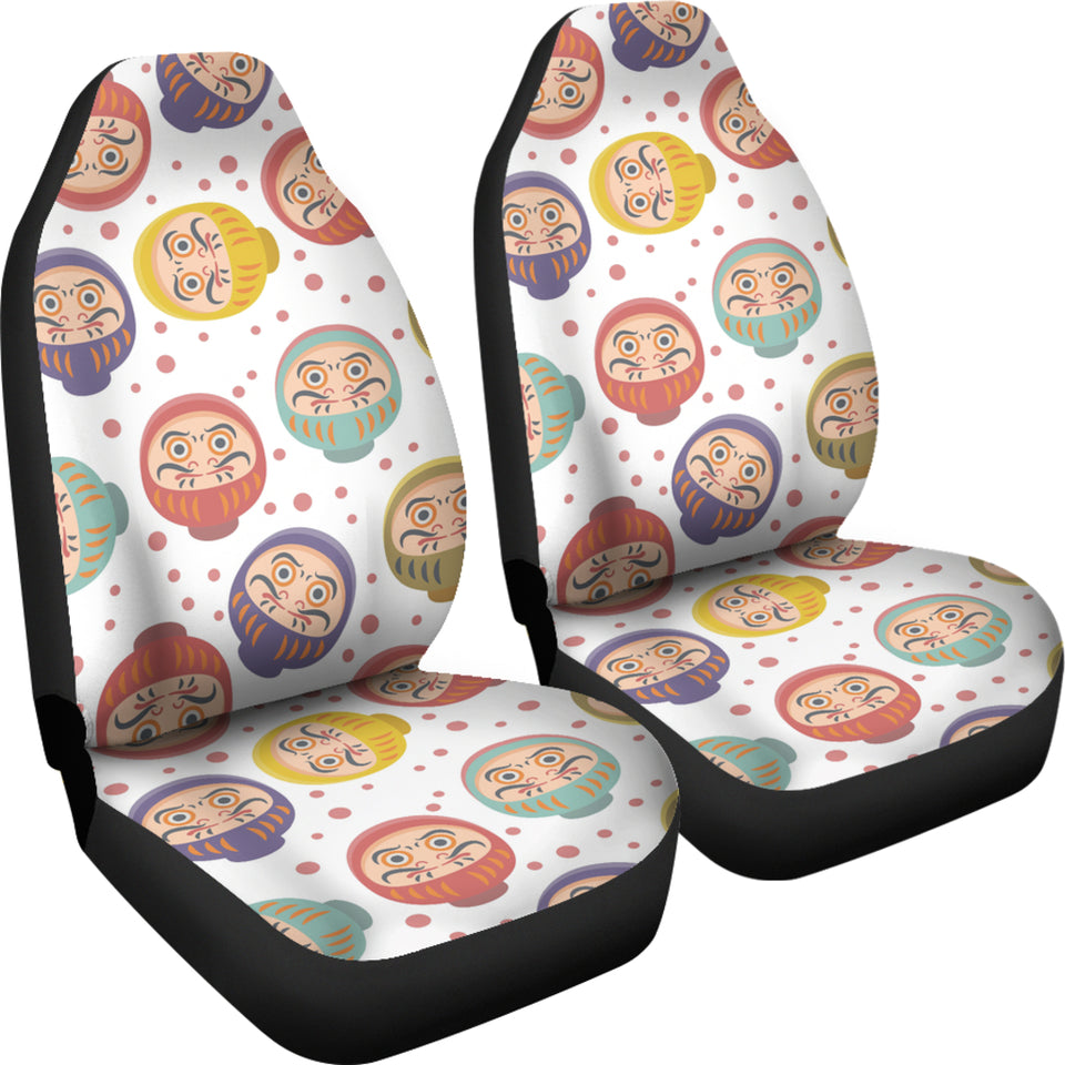 Daruma Dot Pattern Universal Fit Car Seat Covers