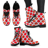 Tomato Pattern Leather Boots